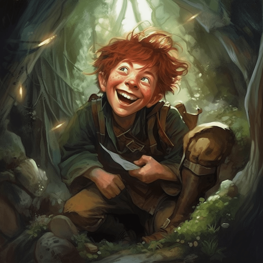 Finnegan Mossfield, a Mischievous Adventurer