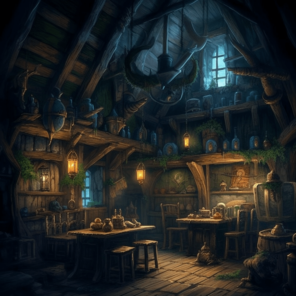 The Mossy Mug, an NPC Tavern